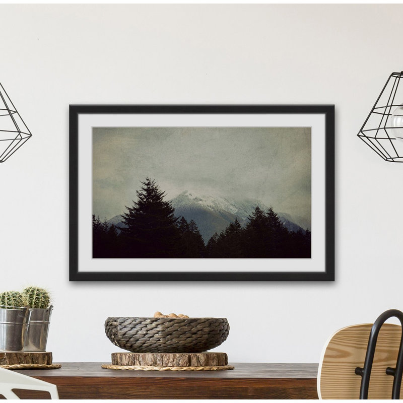 Brave The Storm by Robin Delean - Print, 61cm H x 91cm W x 3.81cm D, Black Framed, White