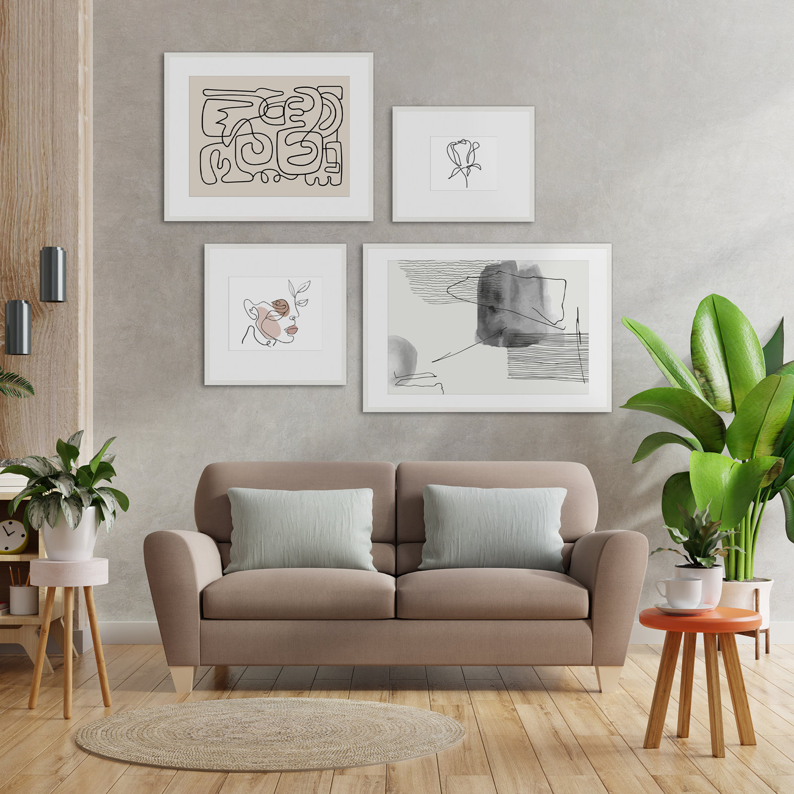 Capullo Gallery Wall Frame Set, White
