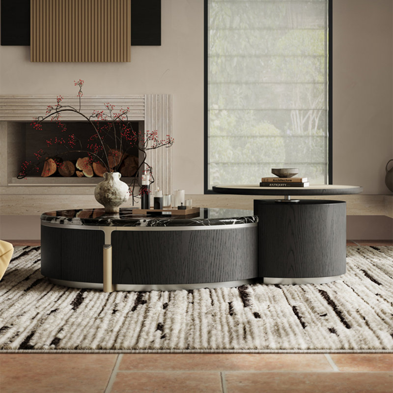 Ensemble de tables basses en marbre Luxury-Style