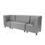 Ensemble de chaises de coin modulaires avec canapé, 3 pièces Kid Comfort - gris-124164562