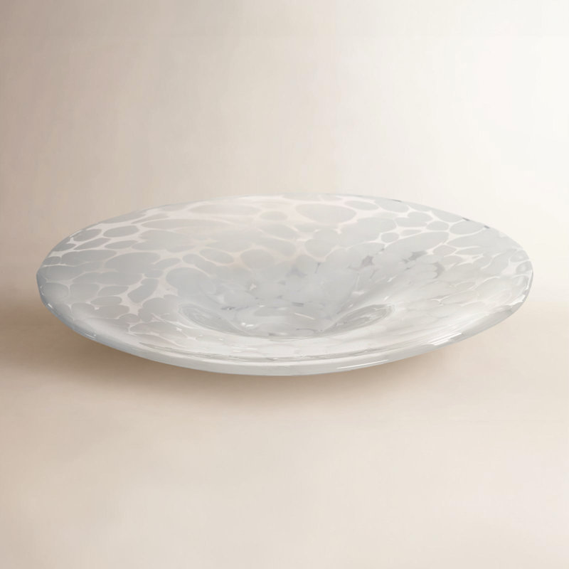 Cloris Handmade Glass Metal Decorative Bowl - Set of 1