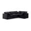 Ensemble modulaire de coin en velours 4 pièces Itala-94482404