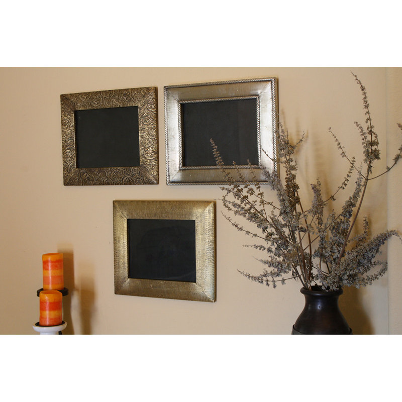 Cadre photo en bois plaqué laiton  Richeson