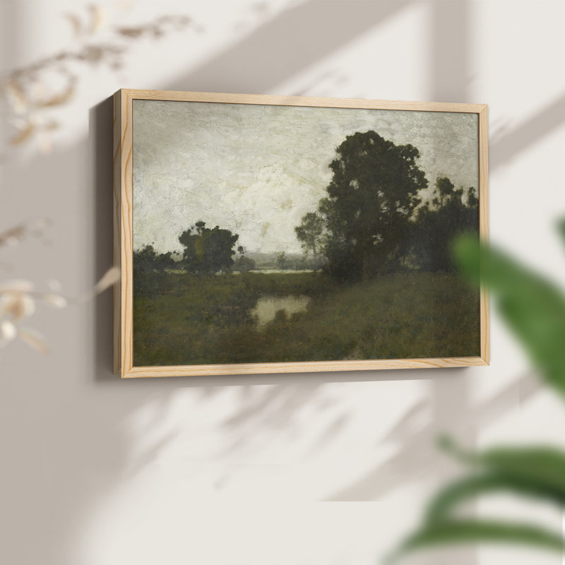 Paysages rétro - DCLXVI - Reproduction encadrée - Restickable, Naturel, H 22 po x l 28 po