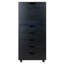 Armoire d'appoint noire avec 1 armoire et 5 tiroirs Barakha H 41,49 po x l 19,21 po x P 15,98 po-1267904759
