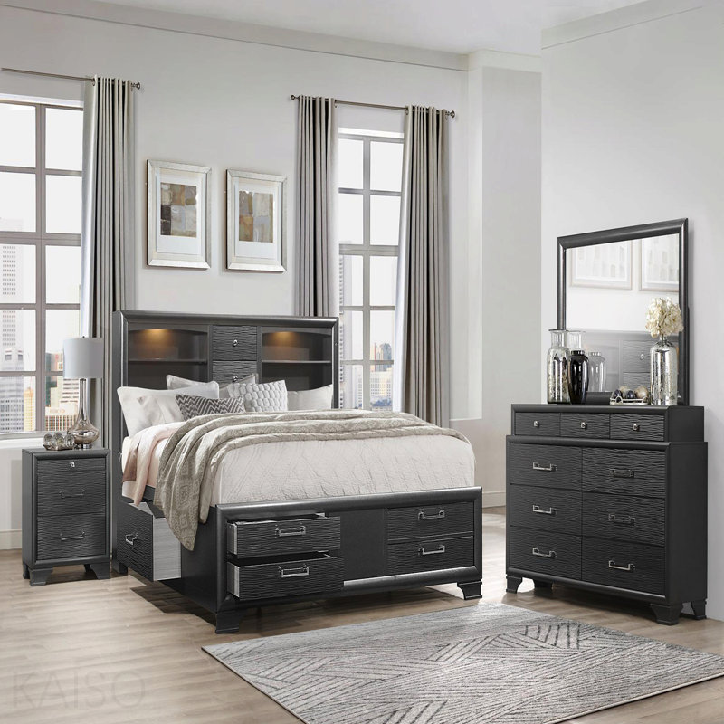 Grey Nightstand