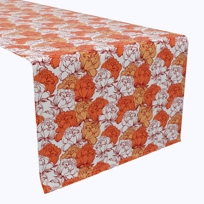 Table Runner, 100% Cotton, Floral 172