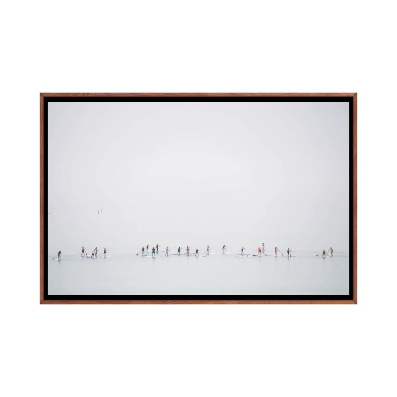 Floating Mirage by Joshua Raif - Floater Frame Painting on Canvas