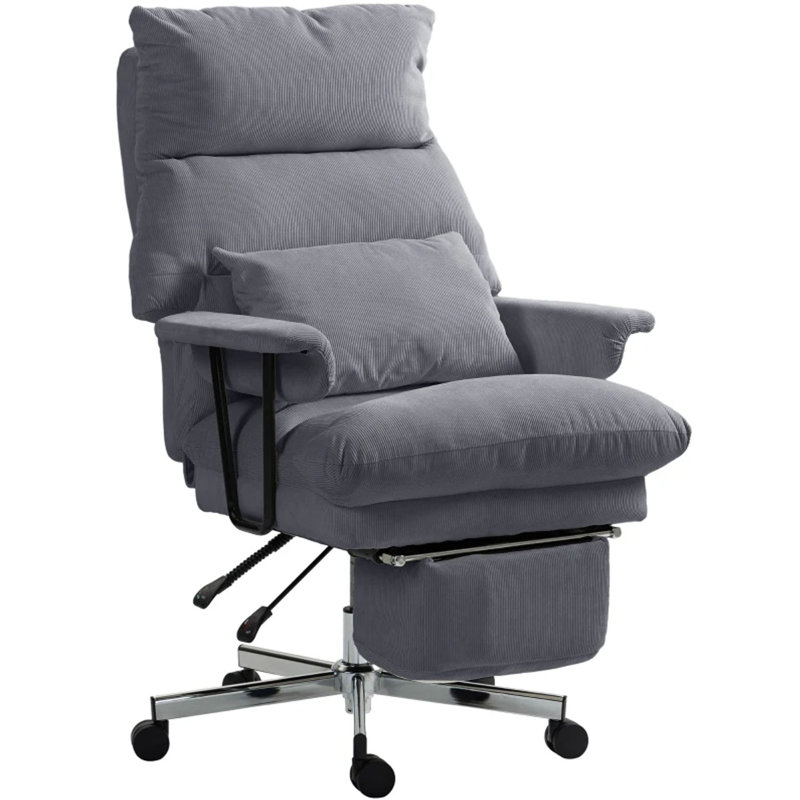 Chaise de bureau rembourrée avec support lombaire