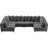 Tremblay 138" Wide Velvet Symmetrical Corner Sectional-82749523