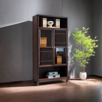 Bibliothèque en bois massif pur