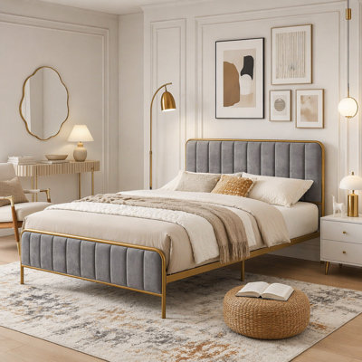 Upholstered Queen Bed Frame