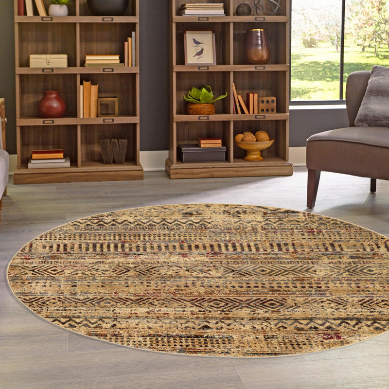 Blakely Geometric Indoor Rug, Round 7'1"