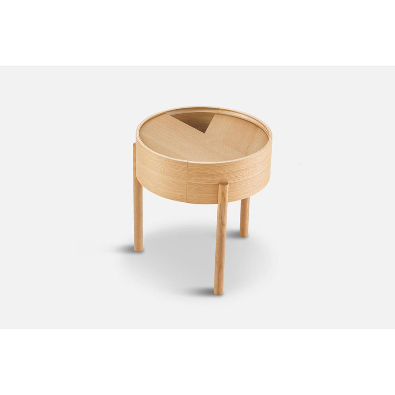 Arc Side Table, Oiled Oak