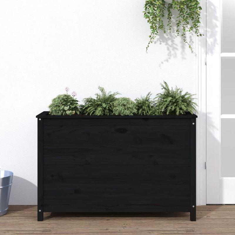 Palmdale Wood Raised Garden Bed, Brown, Pine