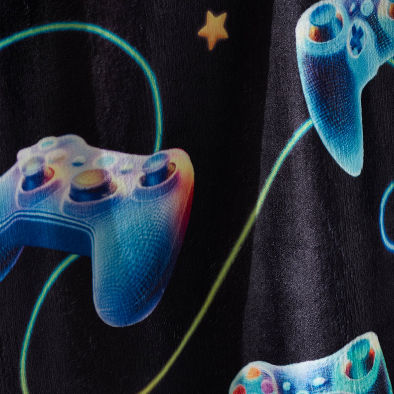 Gamer Cosy Fleece Blanket Throw