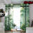 2Pcs Asian Bamboo Forest Curtains Japanese Style Plant Design Rod Pocket Window Panels Light Filtering Privacy for Living Room Bedroom Home Decor Zen Spa Nature Themed Treatment-1679952779