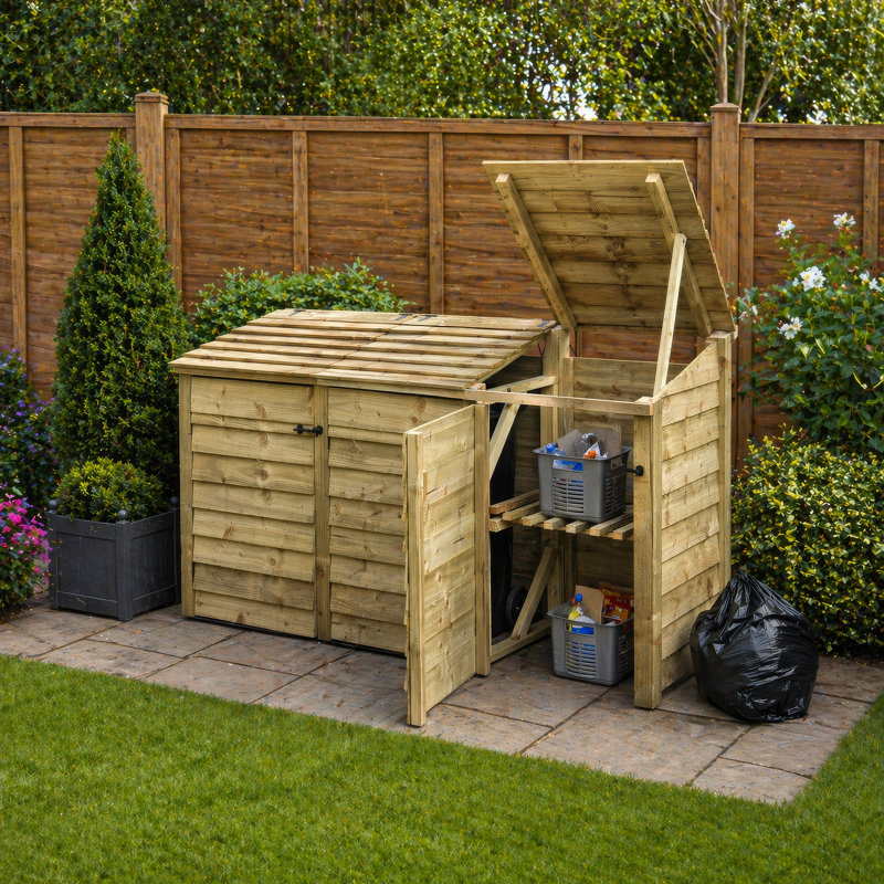 Elizabethtown Wooden Bin Store, Light Green