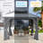 Aluminum Patio Gazebo - Galvanized Steel Hardtop Gazebo with Curtains & Netting-108467015