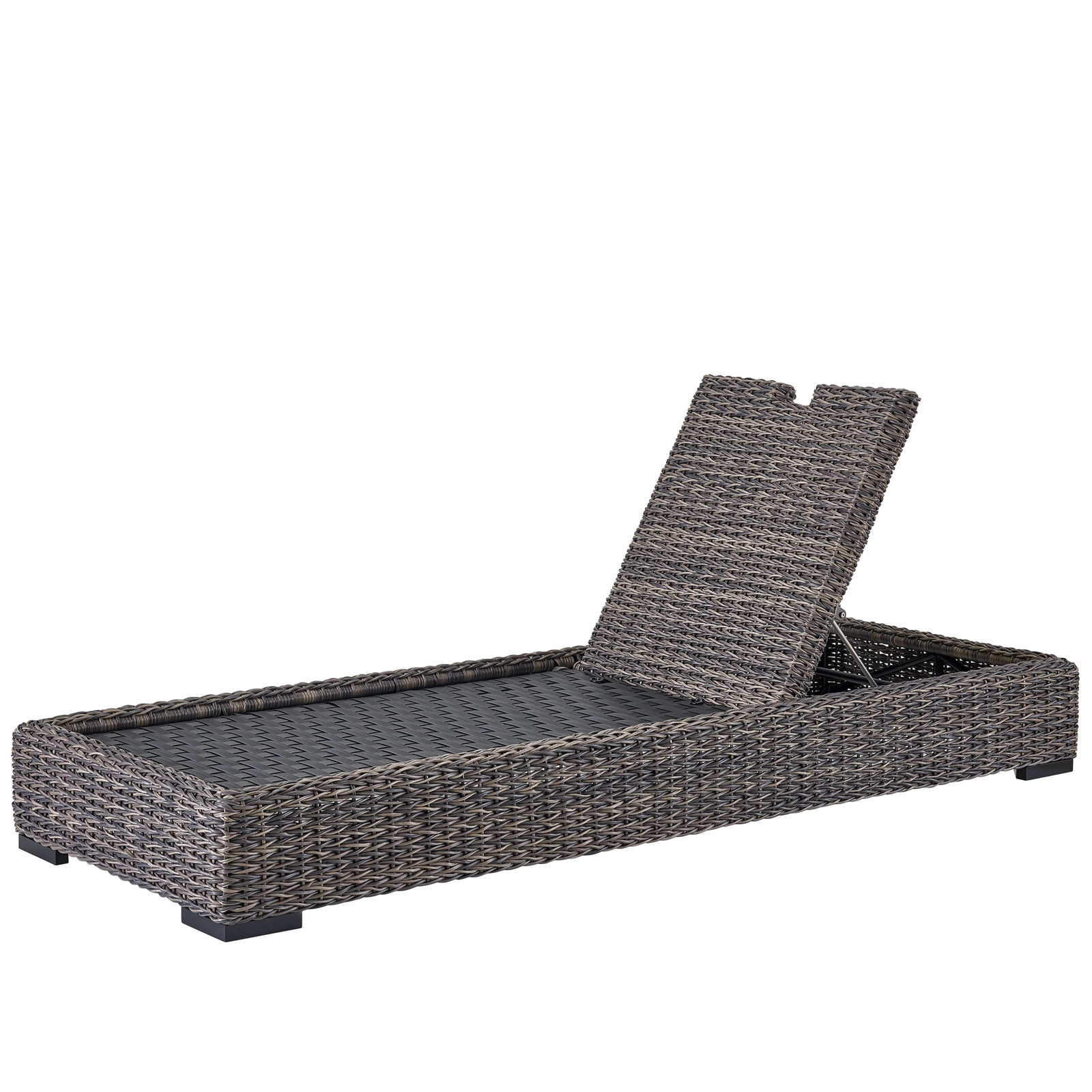 32'' Outdoor Wood Chaise Lounge