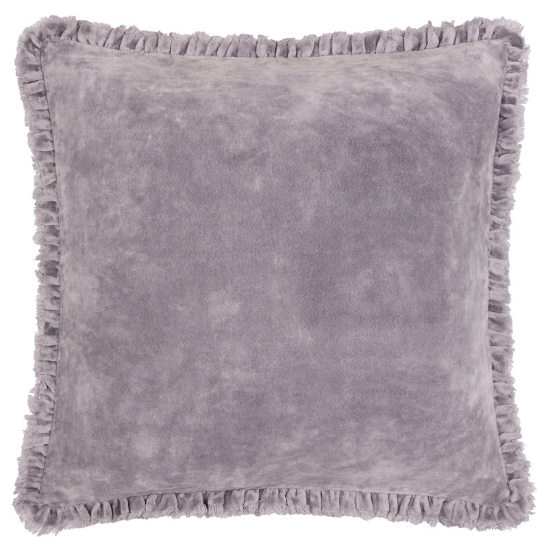 Bertie Square Cushion, Purple, Duck Down