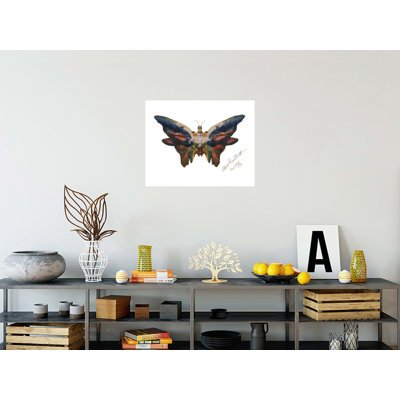 «Butterfly» par Albert Bierstadt - Impression giclée