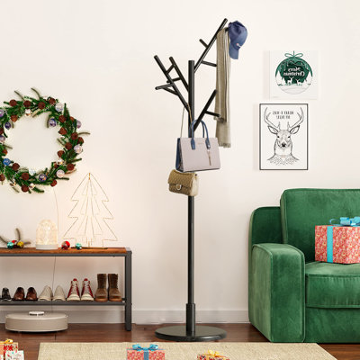 Freestanding Coat Rack For Entryway And Corner