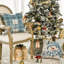 Housses de coussin de Noël, 18 x 18 pouces, arbre de Noël, vacances d'hiver, housse de coussin à carreaux Buffalo pour canapé, ensemble de 4