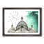 Birds Above Sacre Coeur Paris Painting - Single Picture Frame Print on MDF-56633746-56633749
