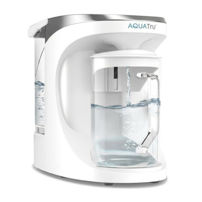 AquaTru Carafe Countertop Mineral Water Purifier PFAS Reverse Osmosis No Plumbing BPA Free