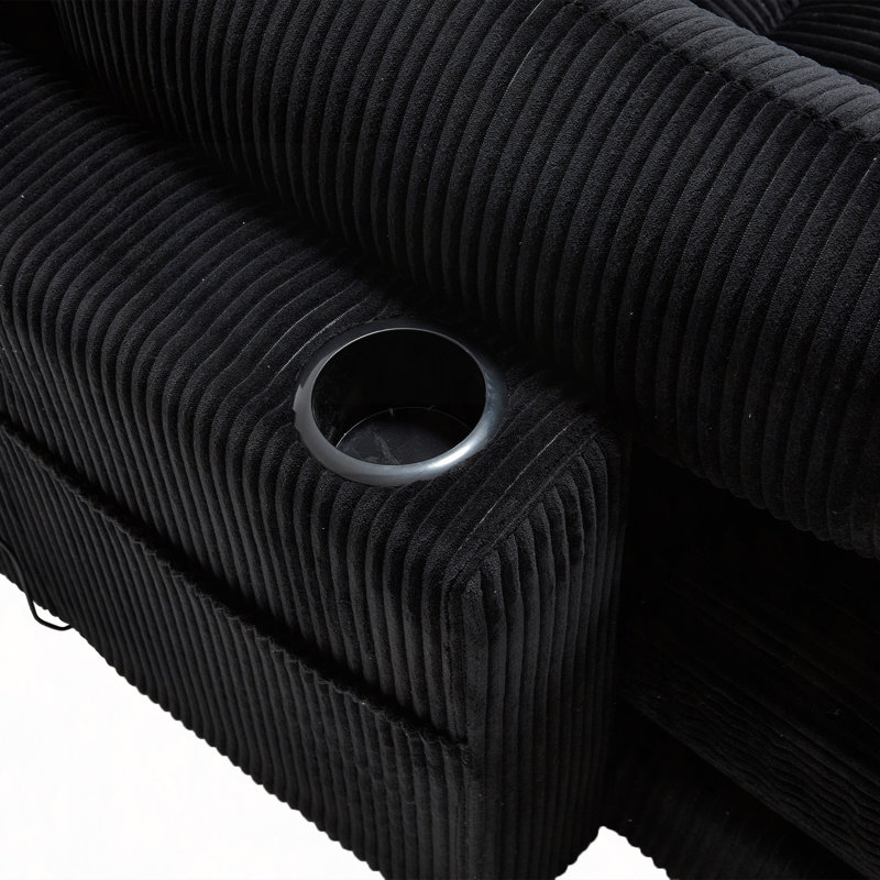 Canapé-lit, canapé-lit, chaise longue, Noir