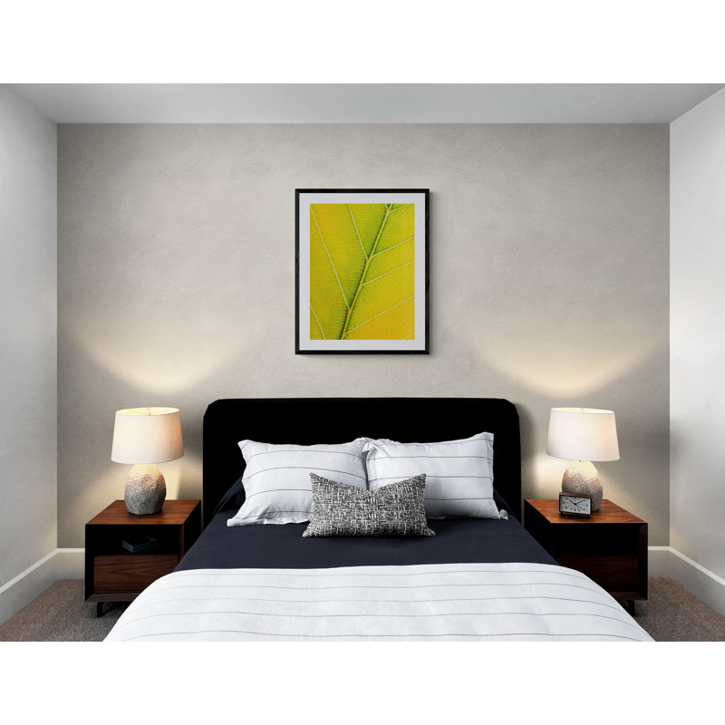 Autumn Leaf Print by Philippe Monthoux, Black Framed Paper, 30" H x 24" W