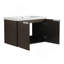 Meuble-lavabo de salle de bain avec lavabo en résine, portes à fermeture douce, conception à fixation flottante-1105603660-1105603661