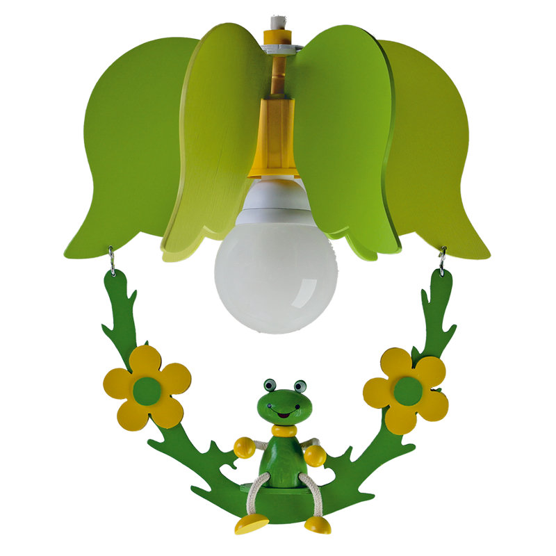 Aleman 1 - Light Green Geometric Pendant