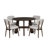 Cloyse Brown 5pc Dining Set