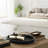 Black Oval Concrete Tray – Coffee Table Decoration, Centerpiece.