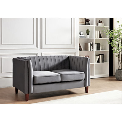 60'' Velvet Loveseat