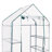 Gulianna 4.5' x 2' x 6.5' Outdoor Portable Walk-In Greenhouse with 4 Shelves with a Clear Cover
