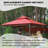 Grill Gazebo Replacement Canopy only for StarEcho Model: PS0148S2S-100234027