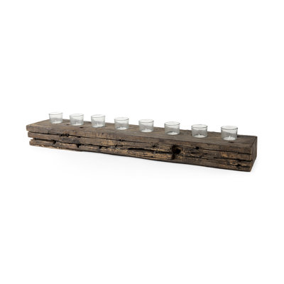 Lakara Wood Votive Holder