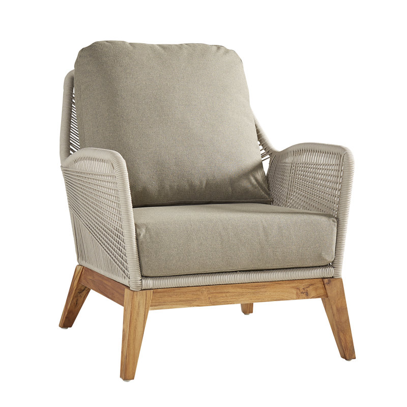 Chaise de patio avec coussins Danal Fiddler