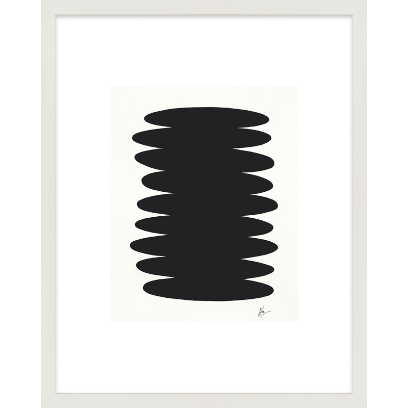 Flora 6 Print by Lee Lessem, White Framed, 30" H x 24" W x 1.25" D