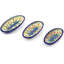 Spring Flowers Stoneware Divided Serving Dish