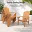 Ensemble de 2 chaises Adirondack empilables en PEHD avec porte-gobelets, chaises d'extérieur toutes saisons Dareona-1074399241-1090162035