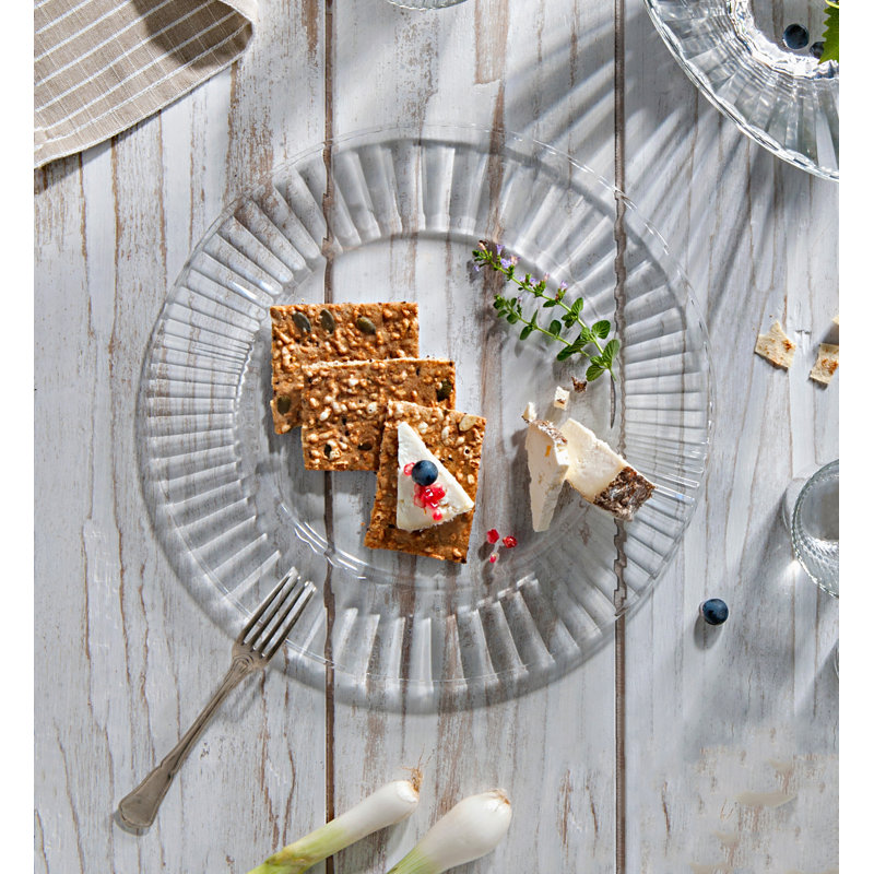 Diva Glass Geometric Charger