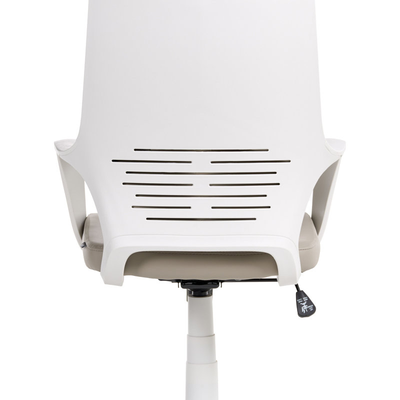 Office Chair with Headrest, Taupe