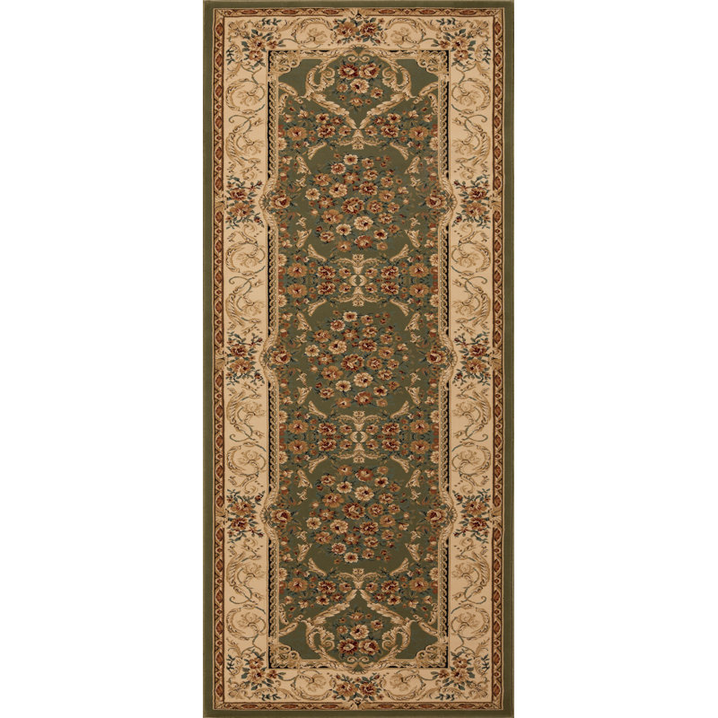 Tapis classique à motif de médaillon Gorrono Collection