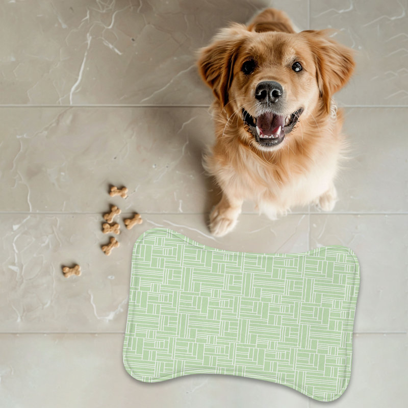 Tapis d'alimentation en forme d'os 1 pièce Gentle Shine
