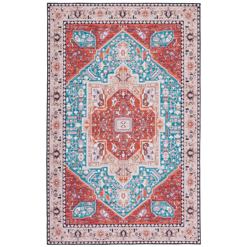Tucson Performance Machine Washable Oriental Rug, Rectangle 4' x 6'