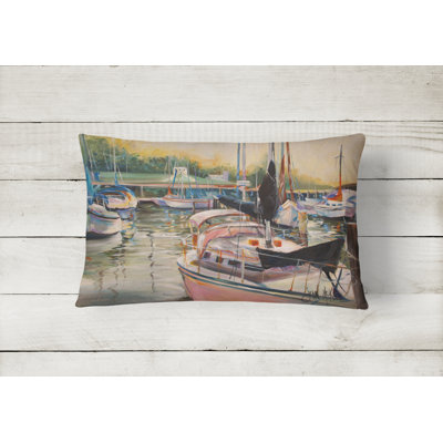 Outdoor Reversible Throw Pillow